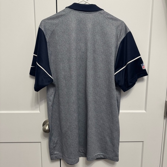 Chicago Bears NFL Nike ONFIELD Dri-Fit Men's Polo Navy Blue Size XL Football - Picture 7 of 9